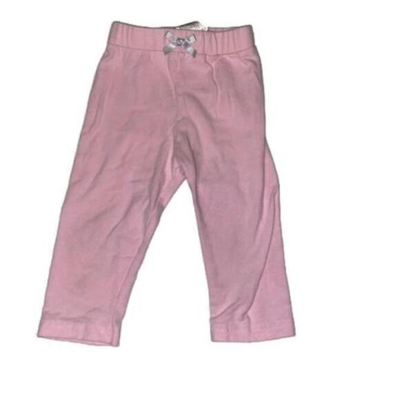 ⭐️3/$20 Baby Girl Luvable Friends Pink Leggings 6-9 Months - Picture 1 of 3